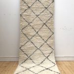 moroccan hallway runner BeniOurain Rug (9.8ft x 2.6ft)(300cm x 80cm)