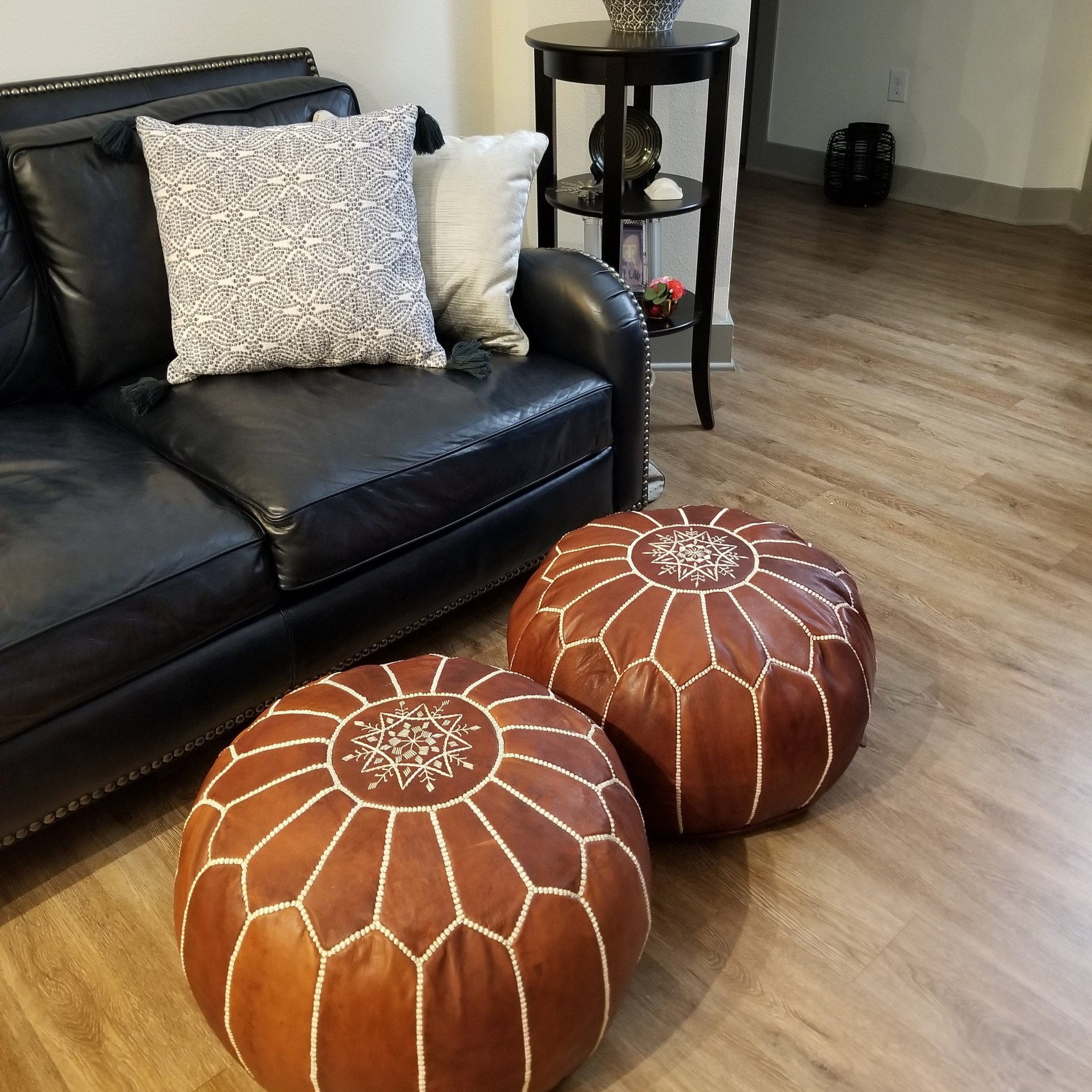 Flash Sale! 40% OFF Set of 2 Round Pouf - Image 2