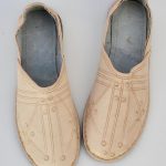 Womens Moroccan Babouche Natural Untreated Leather