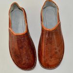Womens Moroccan Babouche Shoes,Tan Brown Slippers