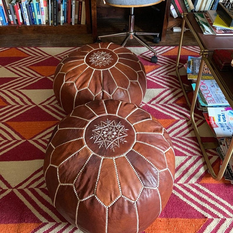 Flash Sale! 40% OFF Set of 2 Round Pouf - Image 3