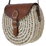 Moroccan Raffia Cross-Body Bag