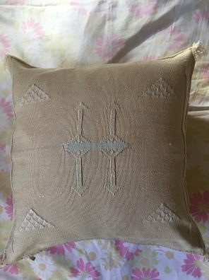 Moroccan offwhite Cactus Silk Cushions