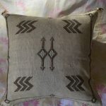 Moroccan Grey Cactus Silk Cushions