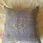 Moroccan Purple Cactus Silk Cushions