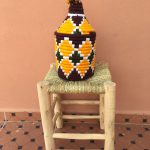 Moroccan Handwoven Pot Basket