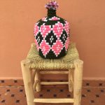 Moroccan Handwoven Pot Basket
