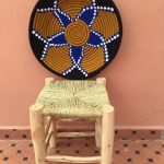 moroccan handwoven wall basket