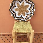 moroccan handwoven wall basket
