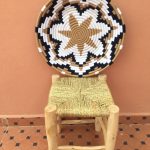 moroccan handwoven wall basket
