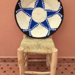 moroccan handwoven wall basket