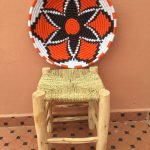 moroccan handwoven wall basket