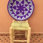 moroccan handwoven wall basket